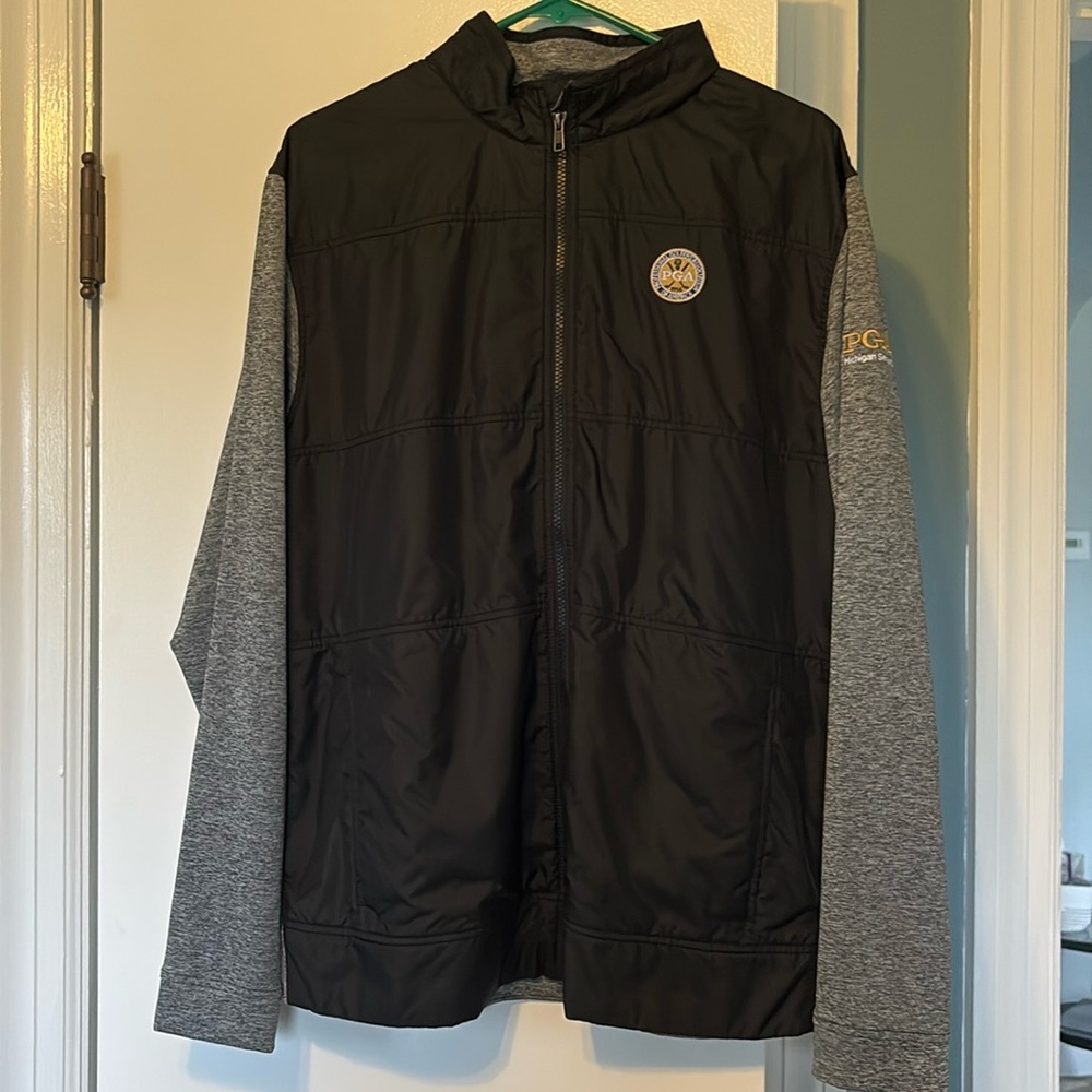 Cutter & Buck golf jacket. Size large. Michigan PGA logo.